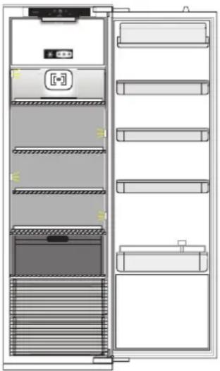WHIRLPOOL WHSD 18A073C1 - Как да се съхраняват пресни храни и напитки - 1
