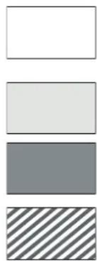 Four horizontal rectangular blocks with varying shades of gray and striped, arranged vertically (no text or symbols)