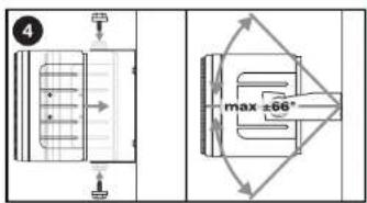 4 max ±66°