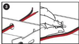 Diagram showing two-step assembly of a tool or component, with no visible text or symbols