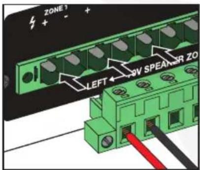 ZONE LEFT 3V SPEAKER ZO
