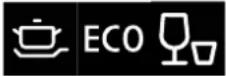 Elvita CDM2601V - Intensiv-, ECO- og Hurtig-indikatorlampen blinker - 1