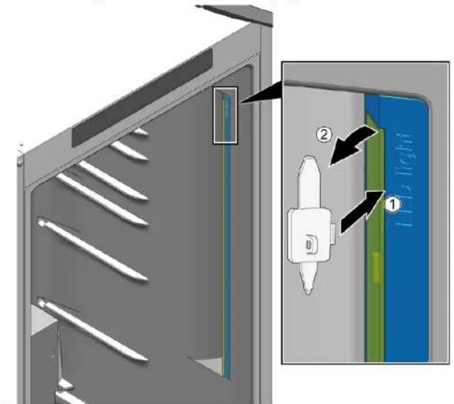 SIEMENS KG39NAIAU - LED-zijlamp verwijderen - 1