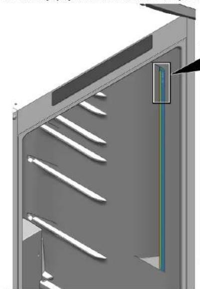 SIEMENS KG39NAIAU - Külgmise LED-lambi eemaldamine - 1
