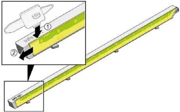 SIEMENS KG39NAIAU - Montar la lámpara LED lateral - 2