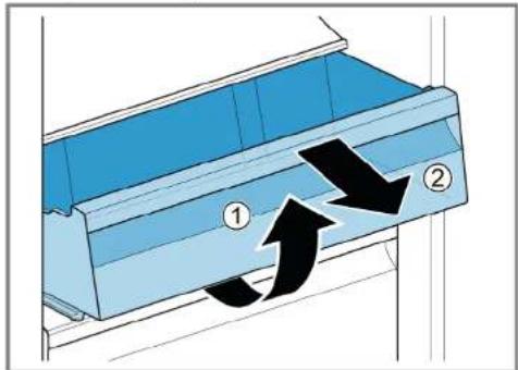 SIEMENS KG39NAIAU - Demontarea containerului de depozitare - 1