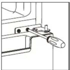 Pure mechanical assembly diagram without any text, numbers, or symbols