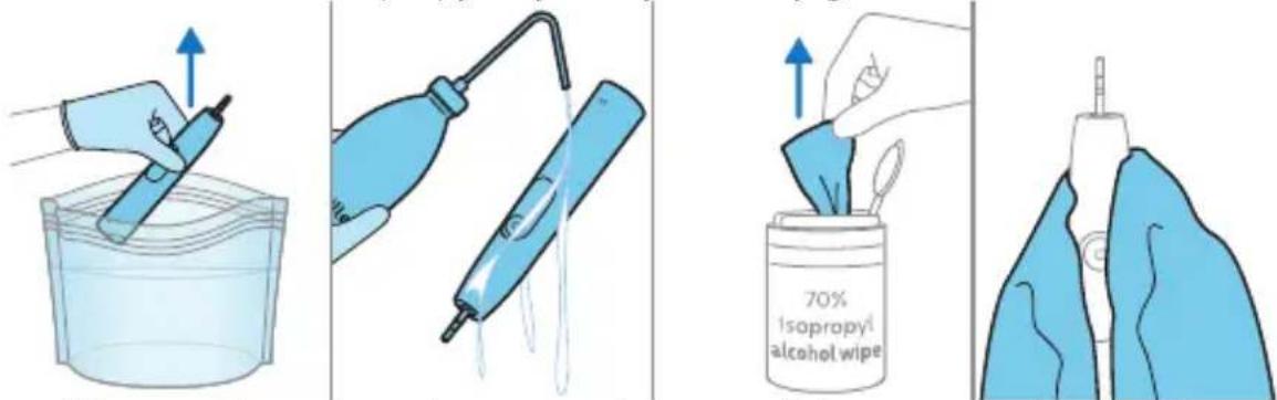 70% Isopropyl alcohol wipe