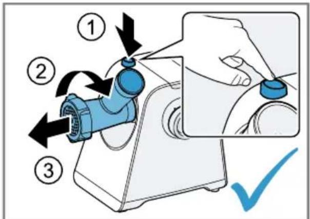 Diagram illustrating a hand operating a blue industrial pipe valve with numbered steps and a checkmark indicating operation.