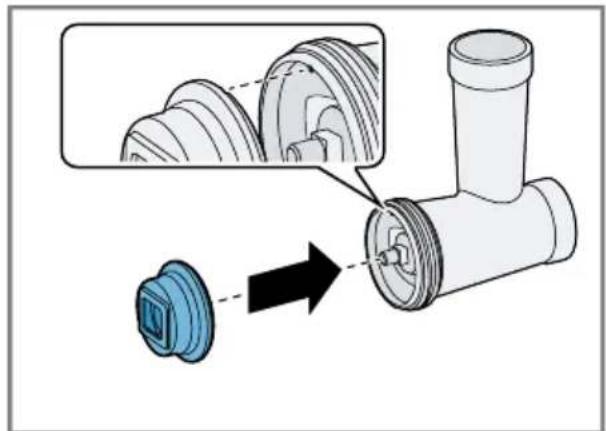 Diagram illustrating a mechanical assembly process with labeled components and directional arrows indicating motion or transformation.