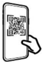 Diagram showing a device being inserted into another device with a blue plug, illustrating the process. No text or symbols present.