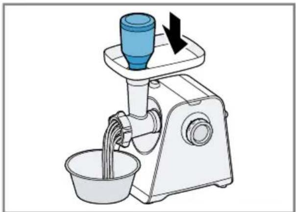 Illustration of a manual electrician with a blue cup and black arrow indicating action. No text or symbols.
