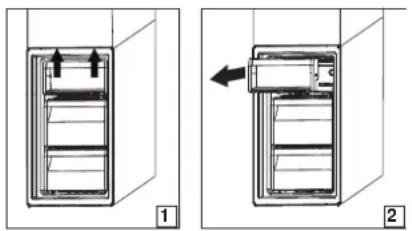 BAUKNECHT KGNF 20CMIN - Extracción del cajón del congelador - 1