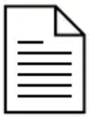 Generic document icon with no text or symbols