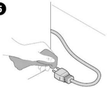 Illustration of a hand holding a cable with a plug inserted, no text or symbols present.