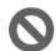 Point PORF185SNE - Meaning of safety warning symbols - 1