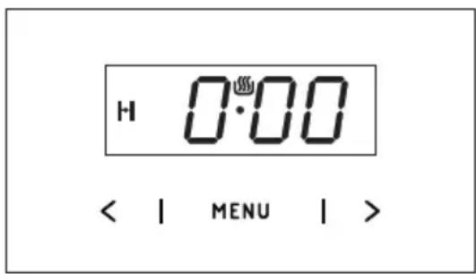 H 0:00 < | MENU | >
