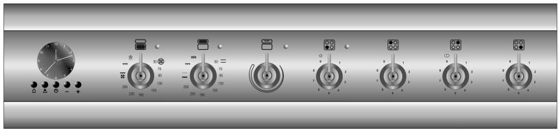SMEG A42C-6 - O painel frontal - 1