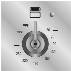 SMEG A42C-6 - MANETTE DU THERMOSTAT FOUR AUXILIAIRE - 1