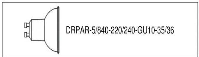 DRPAR-5/840-220/240-GU10-35/36