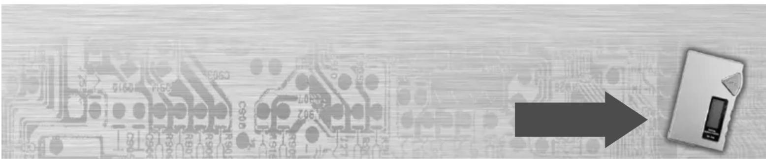 Schéma montrant une carte de circuit imprimé avec des étiquettes de composants et une flèche pointant vers un périphérique, illustrant probablement un processus ou une transformation.
