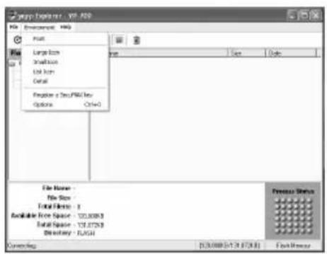 Myx Express - V9.00 Fichier Environnement : 1000 Fichier Grand article Installer l'article Unité article Détail Régulier ou touche Set/PAG Options Ctrl+O Nom du fichier : Taille du fichier : Rayon total : 1 Espace disque disponible : 123,8085 Espace total : 124,0753 Répertoire : FLASH État de l'aper…