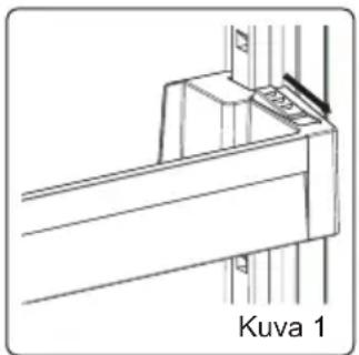 Cylinda KF2266LFVE - Säädettävä ovihylly (joissakin malleissa) - 1