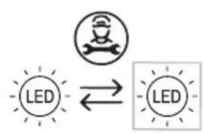 graph LR A["LED"] <--> B["LED"]
