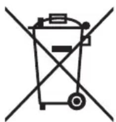 Symbol of a trash bin crossed out by two diagonal lines (no text or labels).