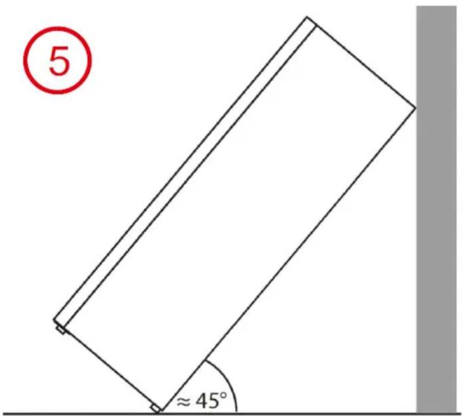 ⑤ ≈ 45°