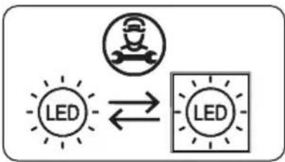 graph LR A["LED"] <--> B["LED"]