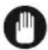 Line drawing of a front view of a cabinet or enclosure with two circular gauges and a door (no text or symbols)