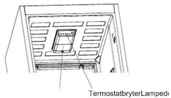 Thermostat switch lamp