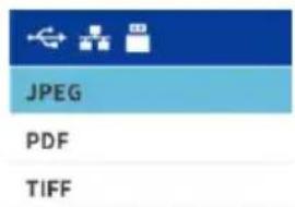 JPEG PDF TIFF