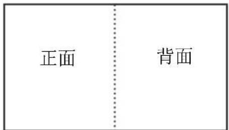 正面 背面