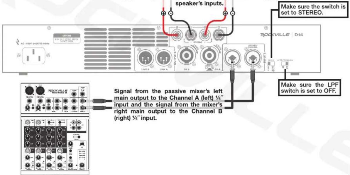 Speaker's inputs. Make sure the switch is set to STEREO. RANK OF STEREO SWITCH ONUT OPEN RANK B LINK A OUTPUTS SHRIDGE DIB PREFSignal PREF Signal RANK OF STEREO SWITCH RANK B LINK A OUTPUTS SHRIDGE DIB PREF Signal PREF Signal RANK B LINK A OUTPUTS SHRIDGE DIB PREF Signal PREF Signal RANK B LINK A OU…
