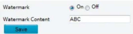 Watermark Watermark Content ABC Save