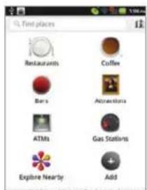 Find places Restaurants Coffee Bars Attnestries ATMs Gas Stations Explore Nearby Add