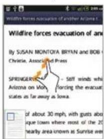 Wildfire forces evacuation of another Arizona Wildfire forces evacuation of an By SUSAN MONTOYA BRYAN and BOB - Christie, Associated Press SPRINGERS - Still winds who Arizona on May forcing the evacuat states as far away is Iowa. of about 30 mph, with gusts about que town where most of the 20 nearly…