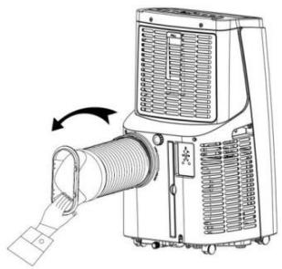 DOMAIR Snow JHS-A018-12KR2H/A - INSTALLATION DU TUYAU DE SORTIE - 1