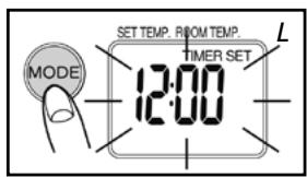 QLIMA SRE 1330 TC-2 - E AJUSTE DE LA TEMPERATURA DESEADA - 1