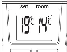 set room 19°C 14°C