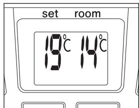 set room 19°C 14°C