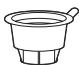 Diagram of a portable air conditioner unit with numbered parts for identification and assembly reference.