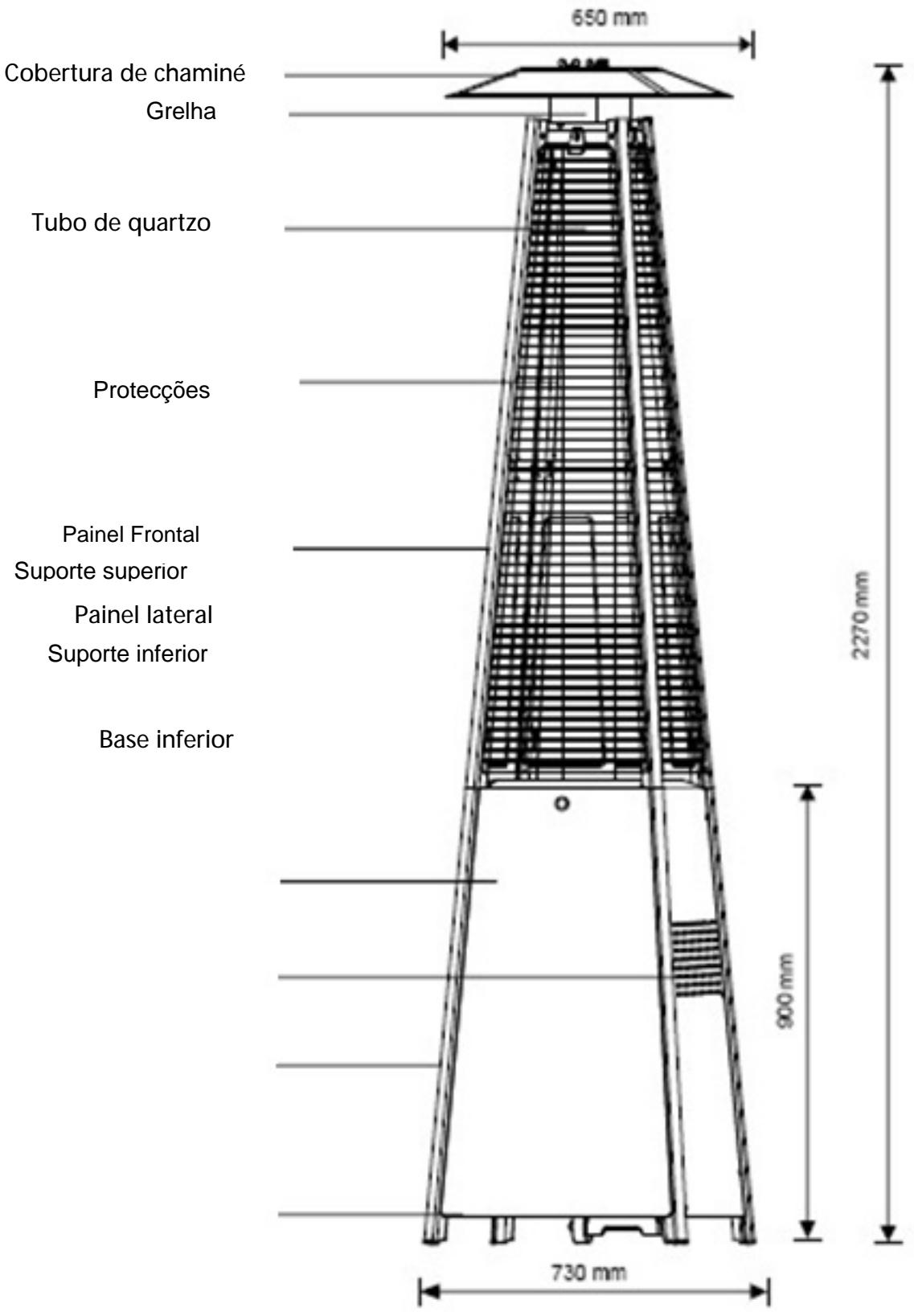 Orbegozo PHE 80 - PEÇAS E CARACTERÍSTICAS - 1