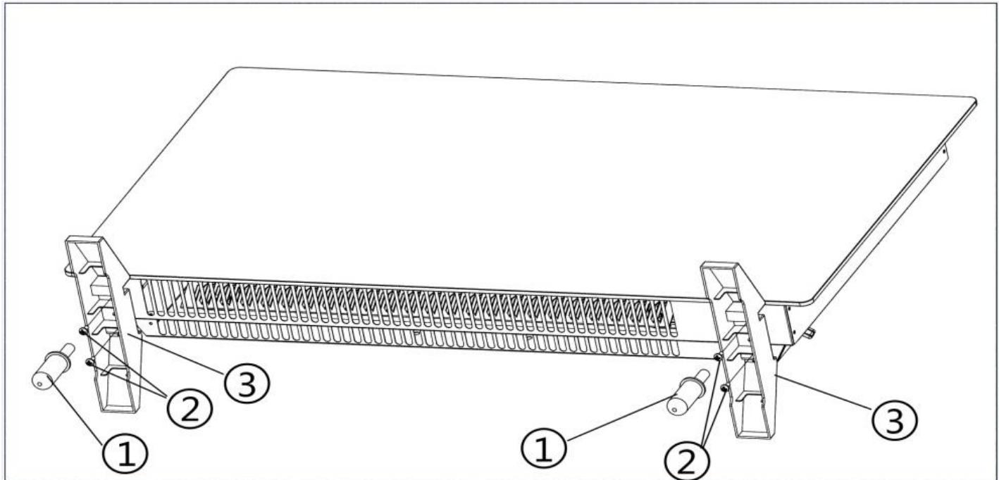 Eurom Alutherm Verre 1000 - Stojící - 1