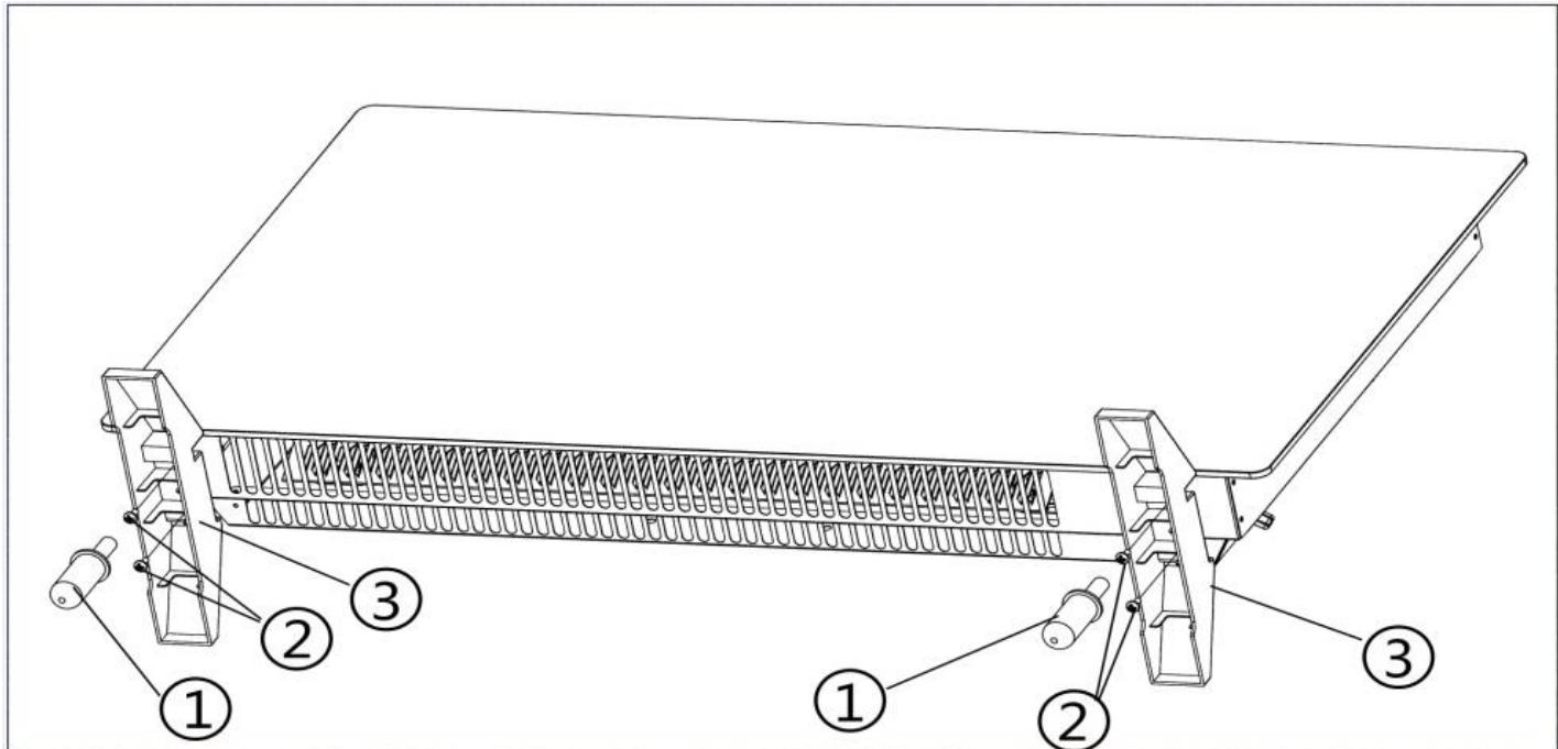 Eurom Alutherm Verre 1000 - Freistehend - 1