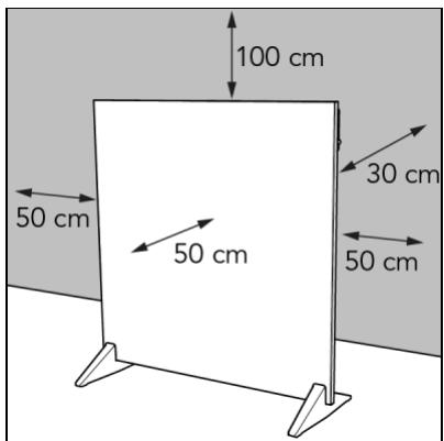 100 cm 50 cm 30 cm 50 cm 50 cm