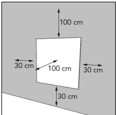 100 cm 30 cm 100 cm 30 cm 30 cm