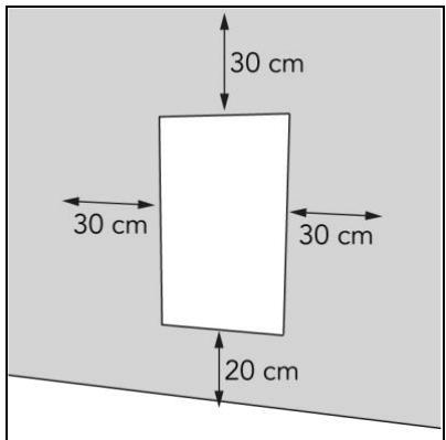 30 cm 30 cm 30 cm 20 cm